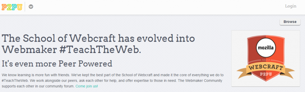 Webcraft by Mozilla 