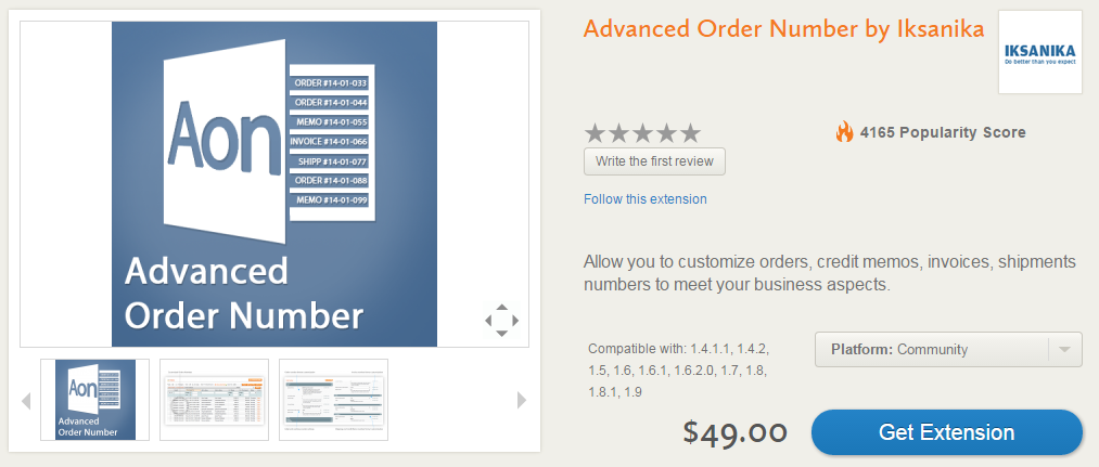 Advanced Order Management, Invoicing, Shipping, Custom Order Statuses with Advanced Order Number by Iksanika