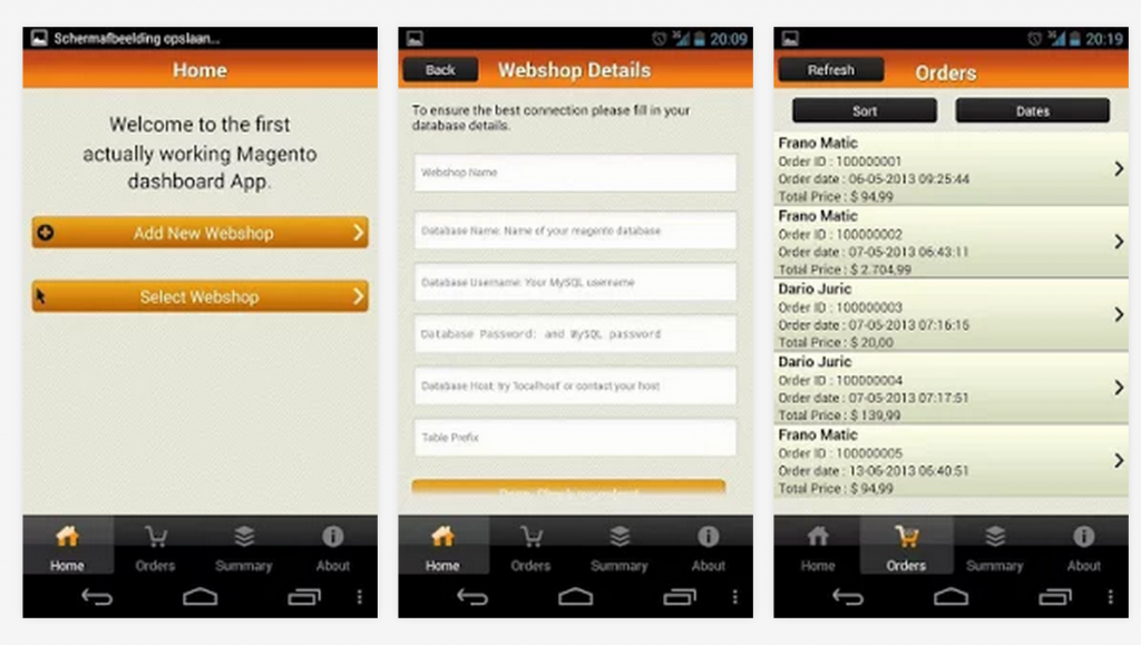 magento android app