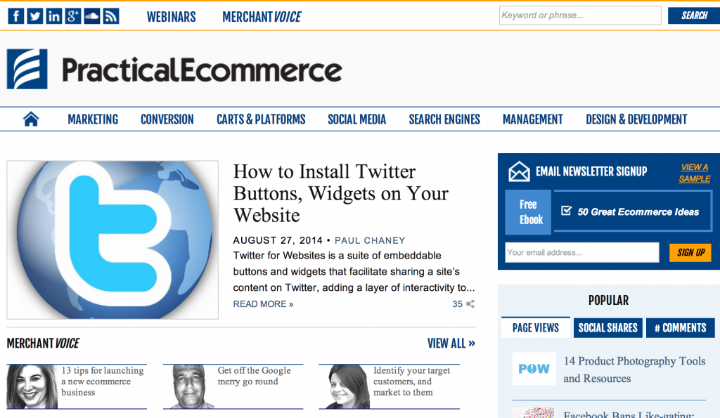 e-commerce blogs 2015