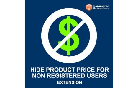 Custom Product Pricing Magento Extensions: hide product price