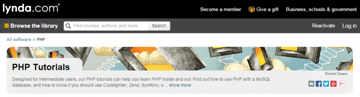 PHP Tutorials by Lynda