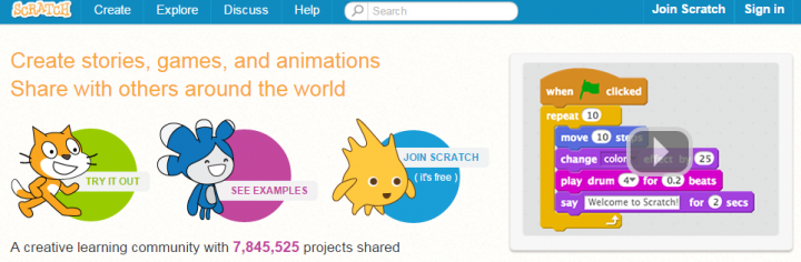 games and animations programming with Scratch