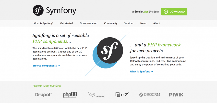 Symfony-best-php-frameworks