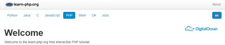free interactive PHP tutorial