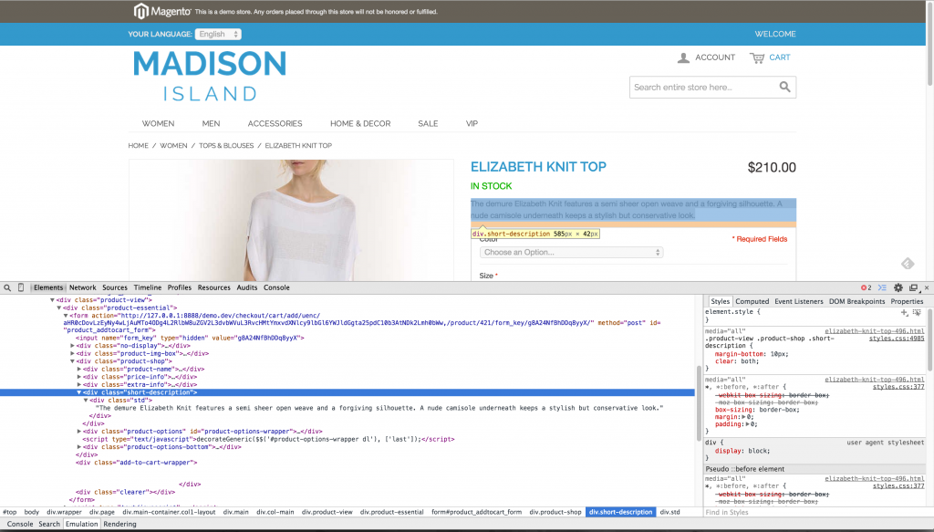 inspect-element-chrome-improved-configurable-product-short-description