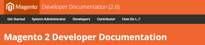 dev docs magento