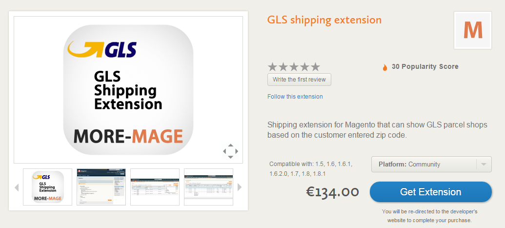 In-store pickup (Click and Collect) modules for Magento