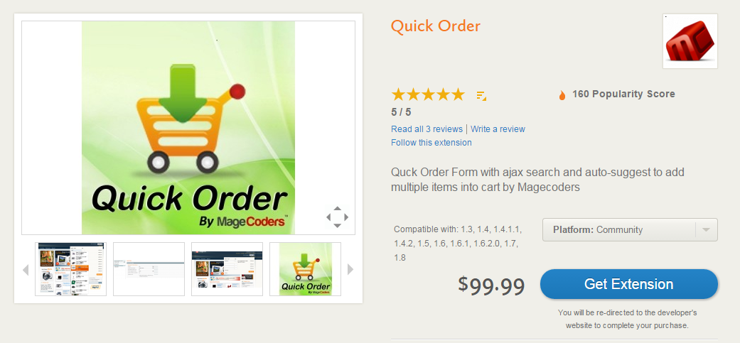 Fast Order Magento Extensions