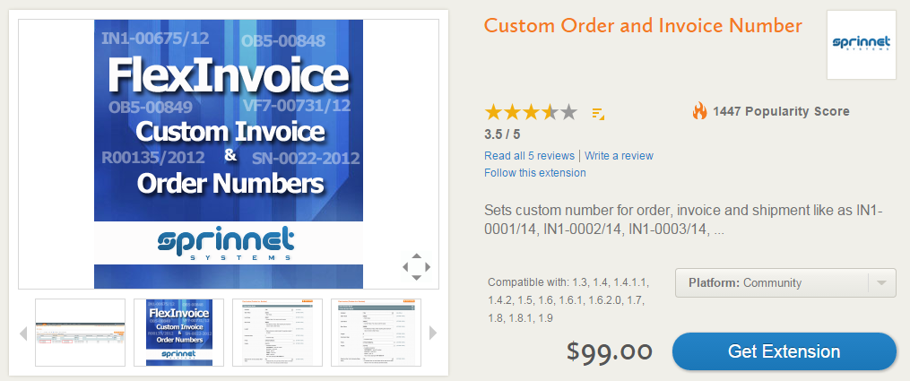 Advanced Order Management, Invoicing, Shipping, Custom Order Statuses with Custom Order and Invoice Number