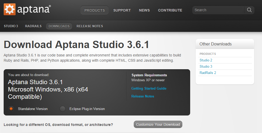 in-browser web development with Aptana Studio 3