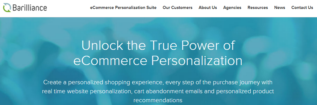 Barilliance - a tool for ecommerce personalization