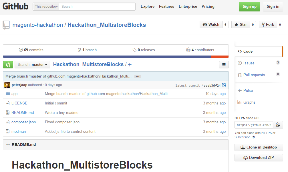 Hackathon_MultistoreBlocks Magento module