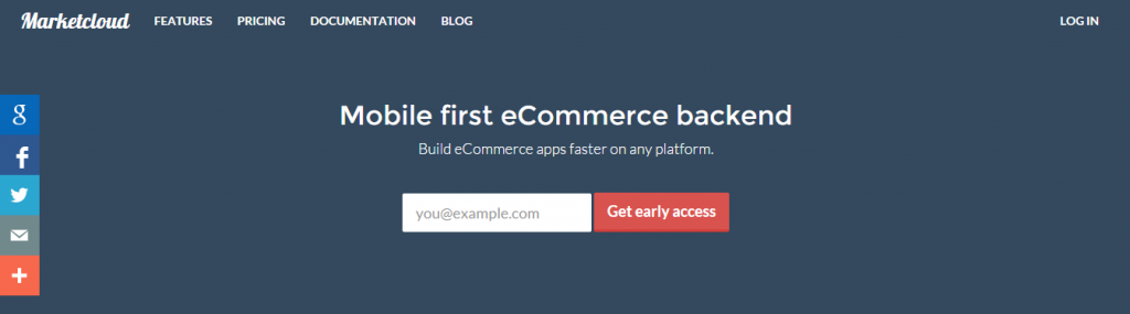 Node.js ecommerce with Marketcloud