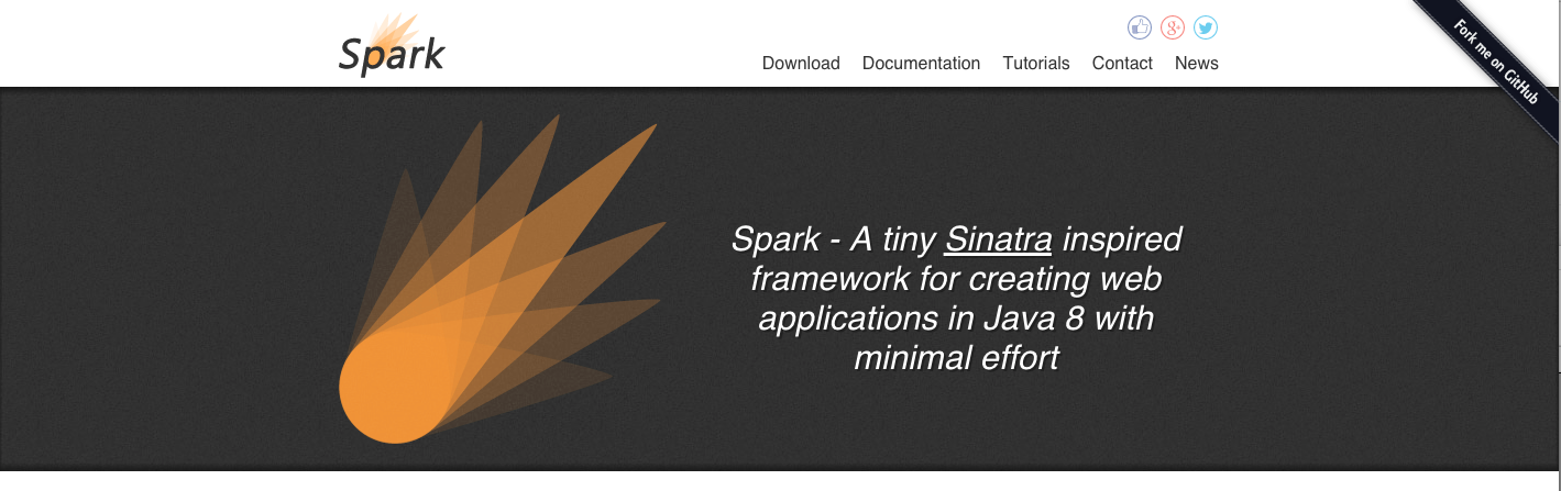 Frameworks for Java development: Spark
