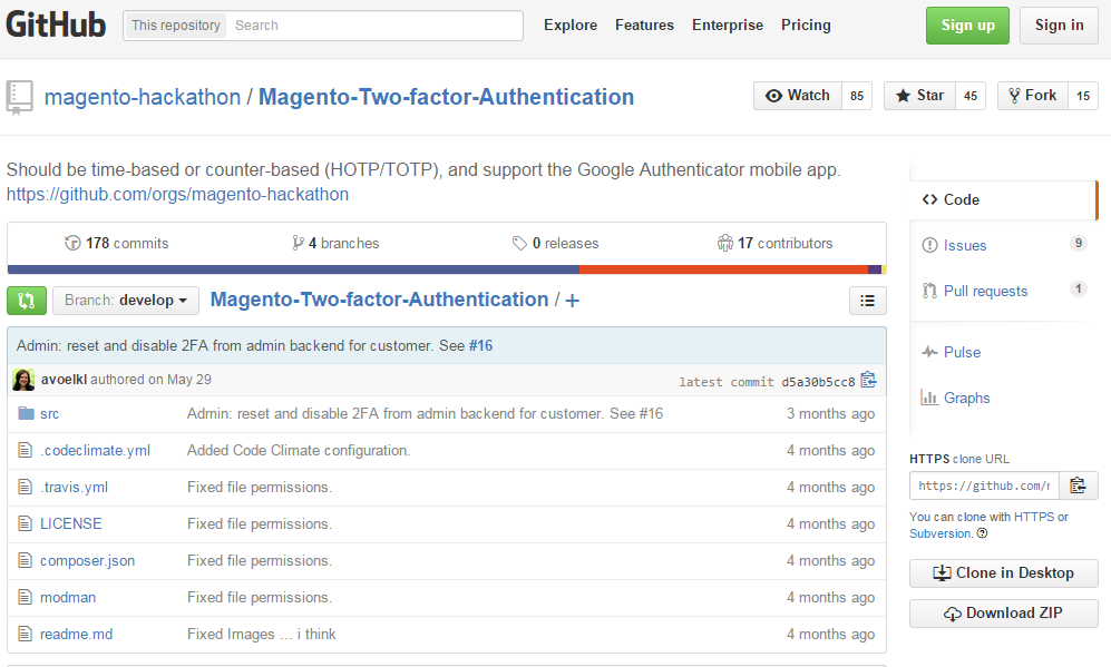 Magento hackathon project: Two-Factor-Authentication for Magento