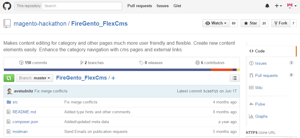 Improved Magento CMS: the FlexCMS module by FireGento