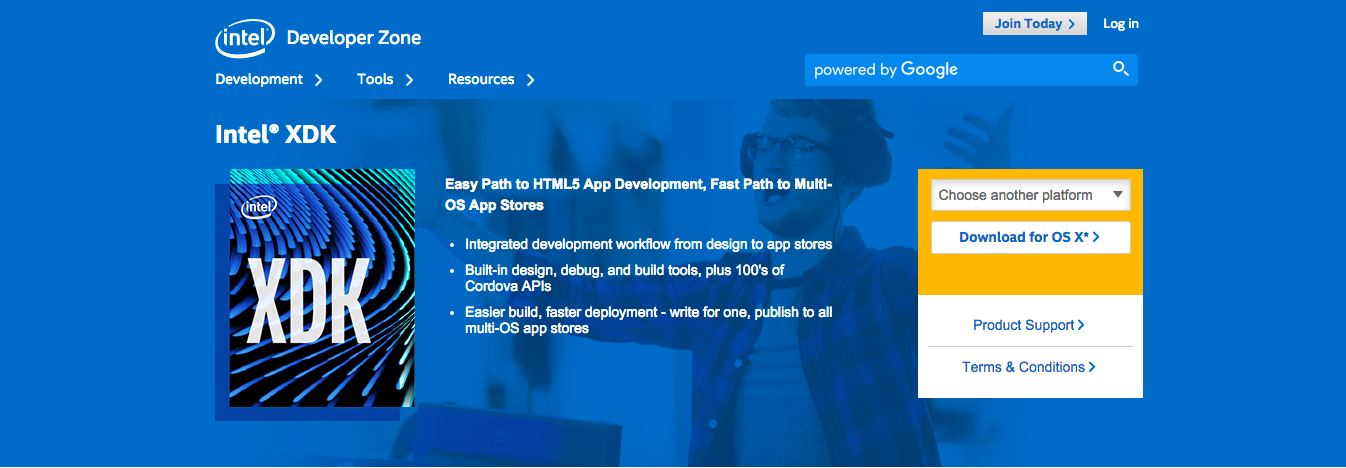 Tools for Hybrid Application Development: Intel XDK