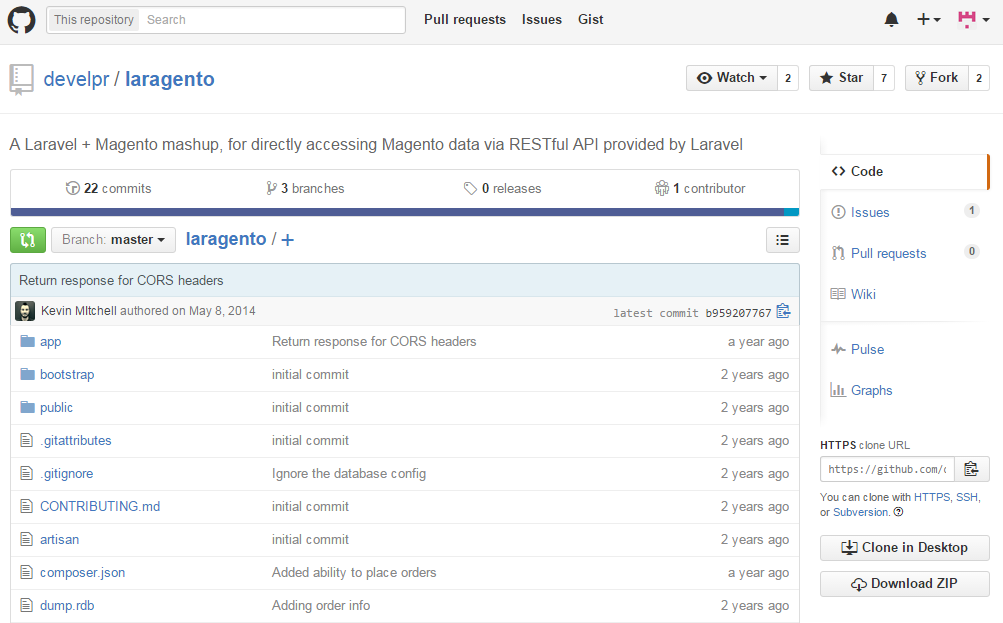Laragento - API Wrapper for Magento