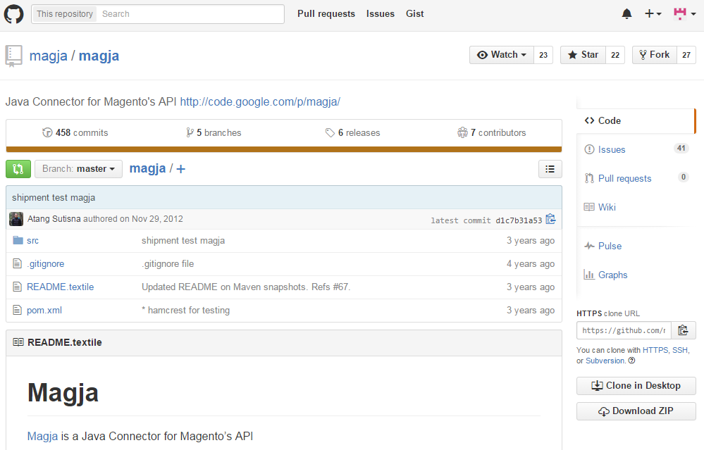 Magja - API Wrapper for Magento