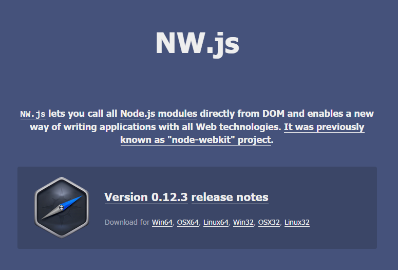 The Best Cross-Platform Development Tools: NW.js