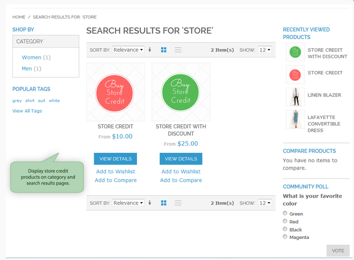 Store Credit Magento Extension: Amasty 