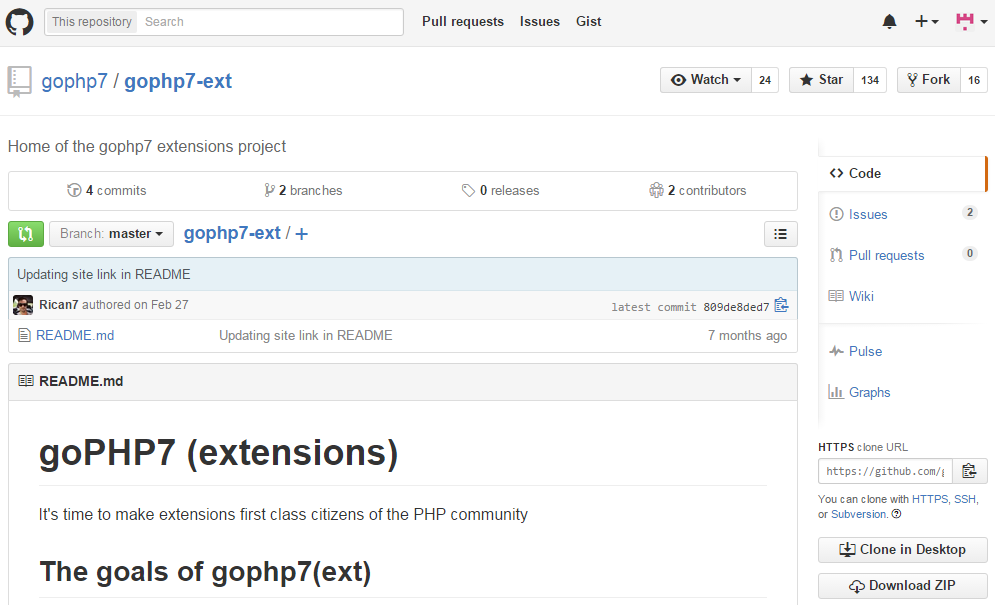 PHP 7 tools: goPHP7 (extensions)