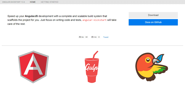 AngularJS tools: ANGULAR KICKSTART