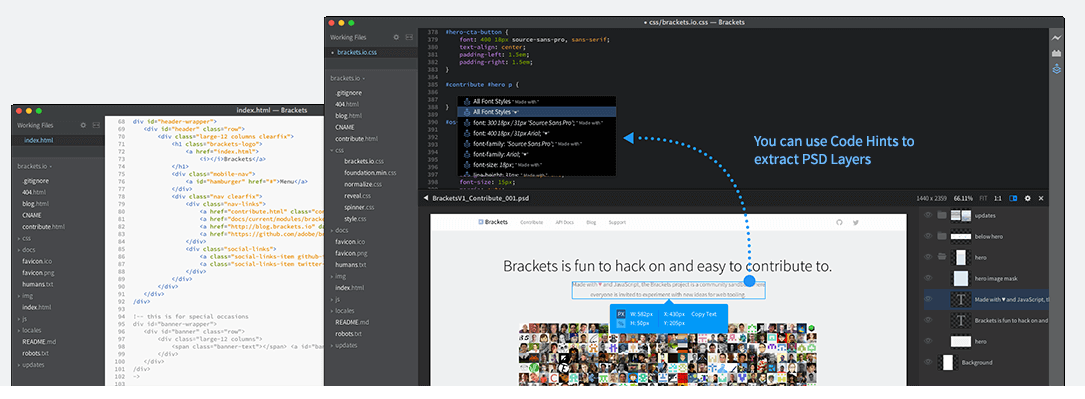 Brackets Node.js IDE