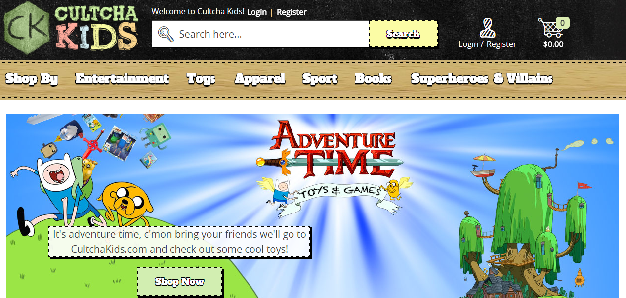 Magento 2 websites showcase: Cultcha Kids