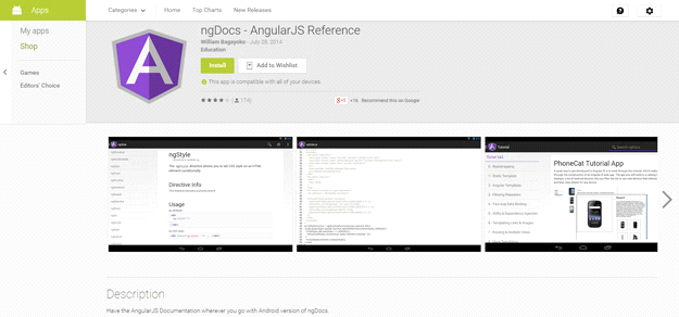 AngularJS tools: NGDOCS