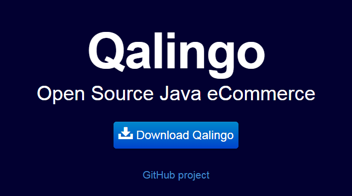 Java Ecommerce with Qalingo