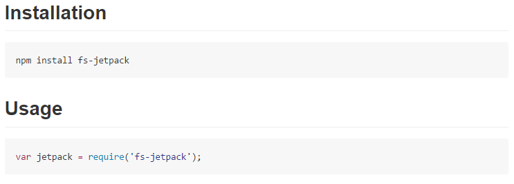 fs-jetpack node.js filesystem app