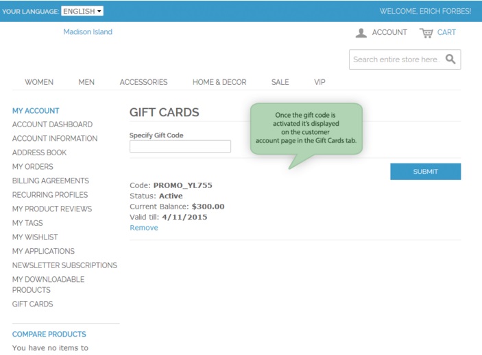 Amasty Gift Card Magento Extension; Amasty Gift Card Magento 2 Module
