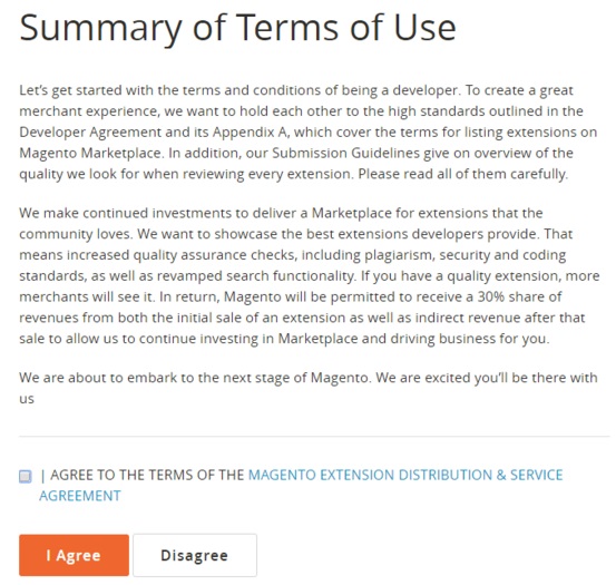 Magento Marketplace Developer Guide; Magento Marketplace User Guide