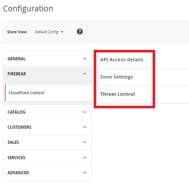 Control for CloudFlare® Magento 2 Extension Manual