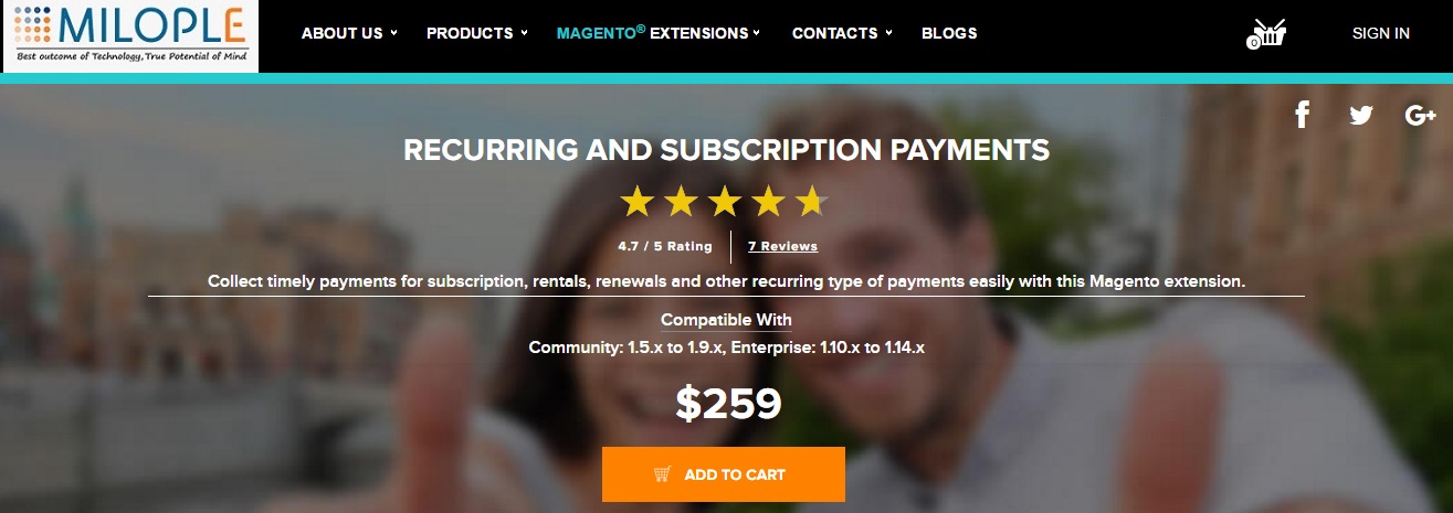 AheadWorks Subscriptions and Recurring Payments Magento Extension