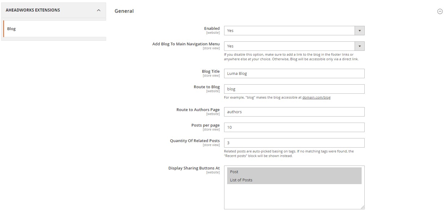 AheadWorks Blog Magento 2 Extension Review; AheadWorks Blog Magento 2 Module Overview