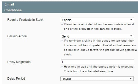 Extendware Abandoned Cart Email Magento Module Overview