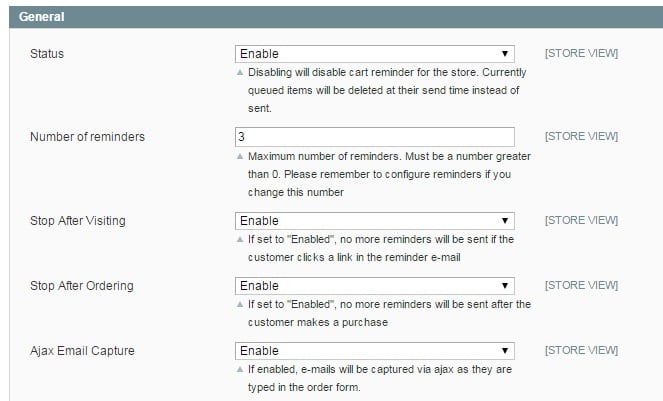 Extendware Abandoned Cart Email Magento Module Overview