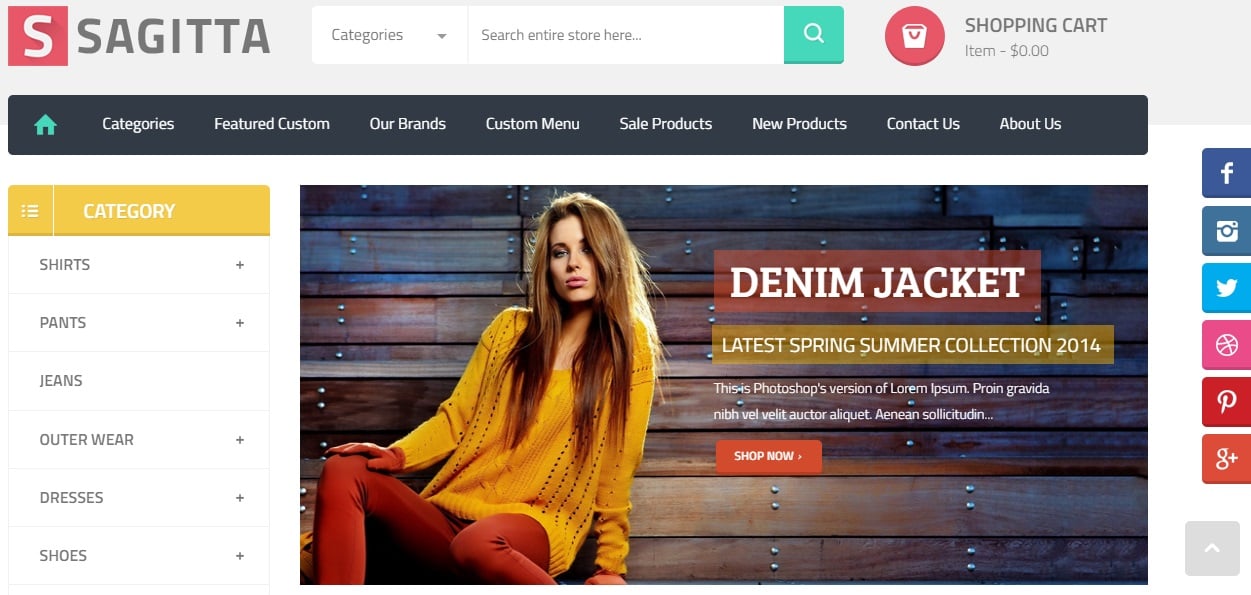 Sagitta Magento 2 Template Review; Sagitta Magento 2 Theme Overview