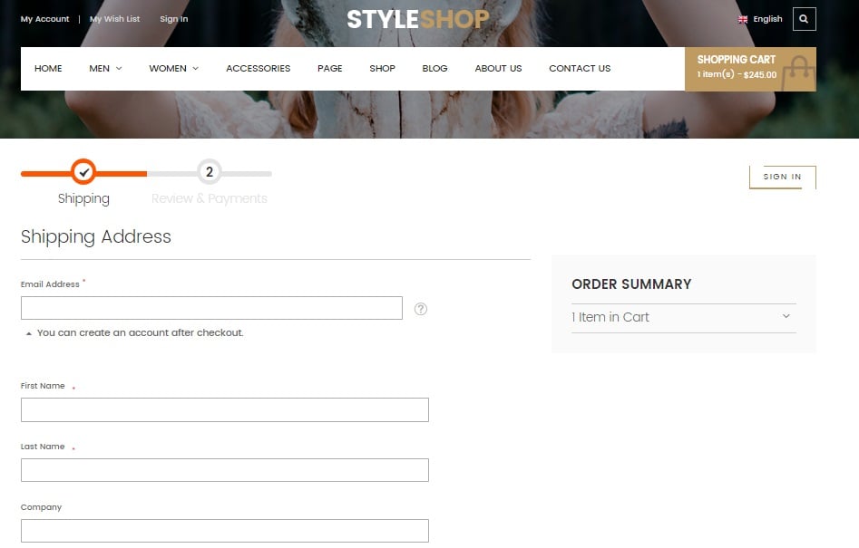 Styleshop Magento 2 Template Review; Styleshop Magento 2 Theme Overview