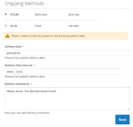 Amasty Delivery Date Magento 2 Extension Module