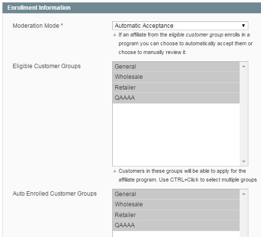 Extendware Affiliate Program Magento Extension Review; Extendware Affiliate Program Magento Module Overview