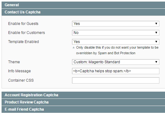 Extendware Anti-Spam Captcha Magento Extension Review; Extendware Anti-Spam Captcha Magento Module Overview