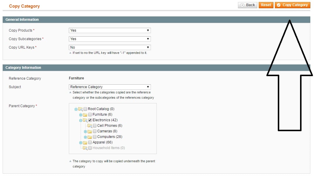 Extendware Category Copy Magento Extension Review; Extendware Category Copy Magento Module Overview