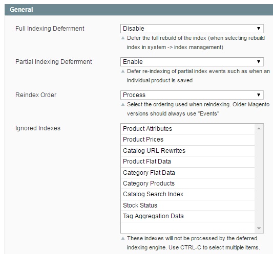 Extendware Improved Indexing Magento Extension Review; Extendware Improved Indexing Magento Module Overview