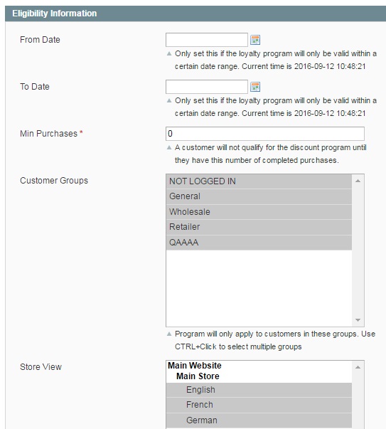 Extendware Loyalty Program Magento Extension Review; Extendware Loyalty Program Magento Module Overview