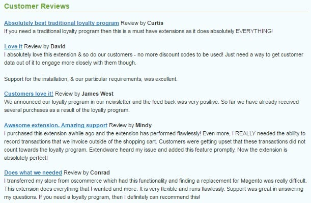 Extendware Loyalty Program Magento Extension Review; Extendware Loyalty Program Magento Module Overview