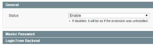 Extendware Master Password Magento Extension Review; Extendware Master Password Magento Module Overview